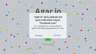 AGARİO FACEBOOK LOGİN PROBLEM.  (AGARİO MOBİLE)