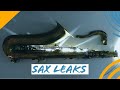 Saxophone Leaks... they're the WORST | Leak lights, testing, pads & fixes!