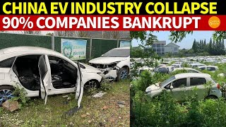 China's EV Industry Collapse, Over 400 EV Companies Have Disappeared \u0026 90% Gone Bankrupt in 5 Years