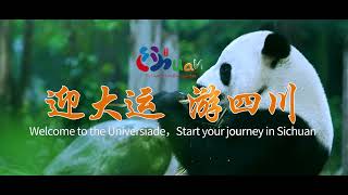 Welcome to the Universiade, start your journey in Sichuan! #fisu #chengdu2021