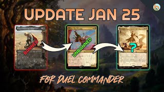 DUEL COMMANDER B\u0026R UPDATE - JAN 2025 │MTG│bitzelberg