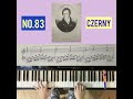 【czerny op.261 no.83】ツェルニー125のパッセージ練習曲 第83番