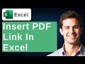 How To Insert A PDF Link Into An Excel Spreadsheet : Microsoft Excel Tips [2026 Guide]