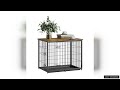 dog crate furniture 33 in indoor wooden dog kennel with tray heavy review