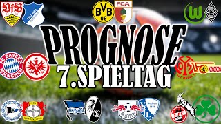 7.Spieltag BUNDESLIGA Prognose + Tipps zu BVB-FCA + RBL-BOC + FCB-SGE + VFB-TSG + Köln-Fürth