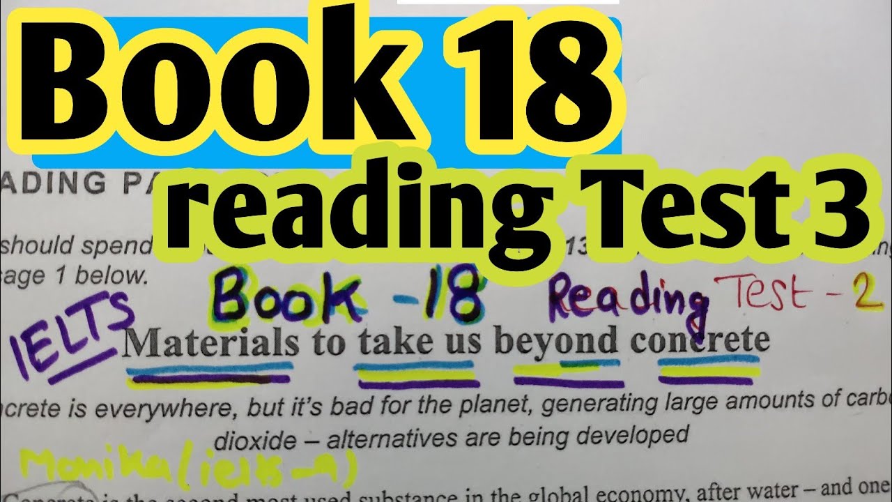 Ielts Reading Tips Ielts 18 Reading Test 3 Psg 1 Materials To Take