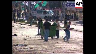 Tanks \u0026 ambulances on streets during clashes in Ramallah.