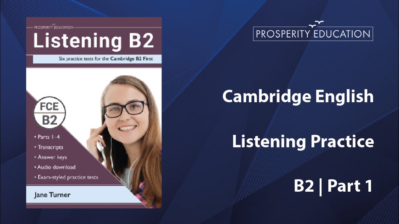 Cambridge English Practice B2 Listening Part 1 Youtube
