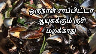 கடல் சிப்பி சமையல் | கடல் சிப்பி மசாலா செய்வது எப்படி | mussels  Recipe | kallika thodu masala tamil