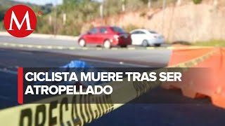 Ciclista muere atropellado en Edomex