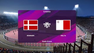 PES 2020 | Denmark vs Malta - World Cup 2010 | Full Gameplay | 1080p 60FPS