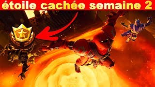 etoile cachee semaine 2 saison 8 sur fortnite battle royale - etoile cachac fortnite semaine 2