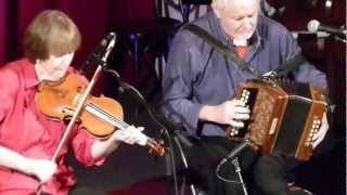 The Tune Makers - Máirtín O'Connor, Liz Carroll, Dave Flynn at Cork Folk Festival, Ireland. 06.10.12