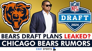 🚨LEAKED: Bears 2024 NFL Draft Plans Revealed? Chicago Bears Rumors On Caleb Williams, TRADING DOWN?