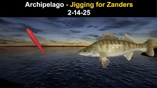 Russian Fishing 4, Archipelago - Jigging for Zanders  2-14-25