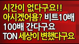 [도리249강] 시간이 없다구요 아시겠어요?? 비트 10배 ~ 100배 간다구요!! /카카오 4가지 지갑 / 트론 톤이 어떤건지 아시겠어요?