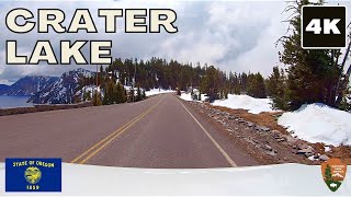 Crater Lake National Park 4K drive - Oregon