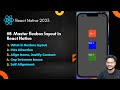 #8 Master Flexbox layout in React Native #reactnative #javascript #mobileapp