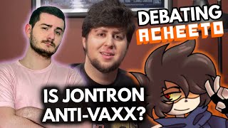 Is JonTron An Anti-Vaxxer? - Debating Commentary YouTuber "Acheeto"