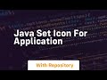java set icon for application