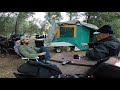 motorcycle camper u0026 hitch options u0026 a gold wing gl1800 towing a kamparoo cub tent trailer review