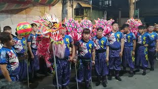 ［板橋聖賢龍獅戰鼓團龍陣表演］110年3月21日板橋聖賢堂北極玄天上帝建堂25週年謁祖回駕暨聖平社開光10週年遶境