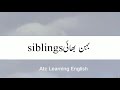 siblings meaning siblings meaning in urdu siblings ka matlab kya hai siblings ka meaning