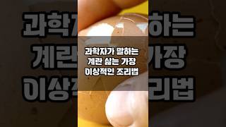 과학자들은 계란 어떻게 삶을까, 과학자들이 이야기하는 이상적인 삶은 계란