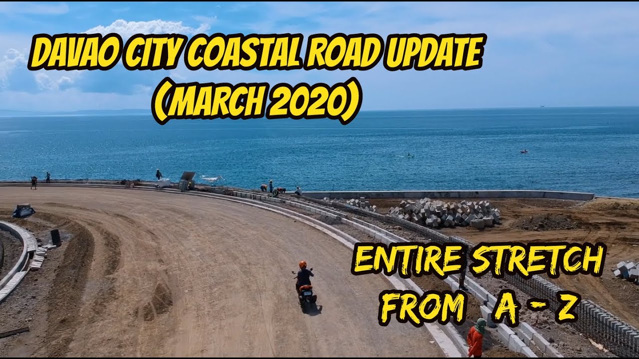 Davao City Coastal Road Project 2020 (Entire Stretch Of Bago Aplaya ...