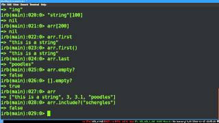 Programming Ruby 06 -- Array Operations
