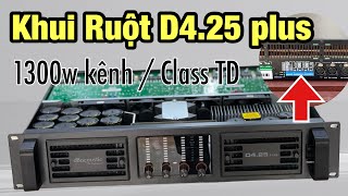 Khui Ruột Đẩy DBacoustic D4.25Plus Chia sẻ chức năng của nút gạt DIP sau đẩy