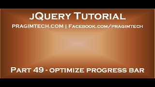 optimize jquery progress bar