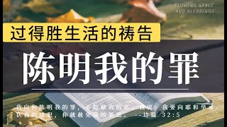 过得胜生活的祷告| 陈明我的罪 |禱告時光|主啊，我真正的出路和救赎，永远只有一条，就是耶稣宝血的功效，就是祂已经做成的救恩。我里面再深再大的恶，这宝血都能将其涂抹|  睡前祷告 内室晚祷#祷告#灵修