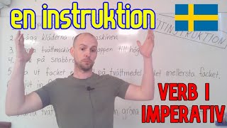 Skriva en instruktion (imperativ) SFI