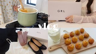 【vlog】スイートポテト作り🍠/購入品紹介/SHEIN/GRL🎀