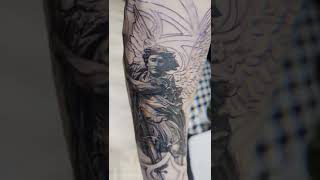 Archangel Michael Custom Tattoo