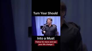 "Make your SHOULD a MUST" - Tony Robbins Wisewords #Shorts