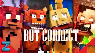 "The Foxy Song" Full Series | Minecraft FNAF Animation Music Video BUT CORRECT