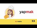 Cooking Verbs in Turkish | Learn Daily Turkish Cooking Vocabulary with Pictures 4K