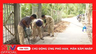 STV - Khởi công công trình cấp nước sạch ứng phó hạn, mặn xâm nhập