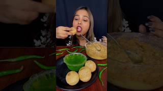 UNLIMITED PANIPURI EATING 😉 #trending #food #youtubeshorts #foodie #viralvideo #shorts #short #asmr