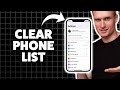 How To Clear Contacts On iPhone 2026 (Step-By-Step Tutorial)
