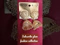 golden earrings.. amazon flipkart myntra ajio shopping haul glam fashion collection...