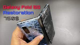 Restoration SAMSUNG Galaxy Fold 5G...|ASMR video| ๋ณต์ ์ํ FOLD 5G...