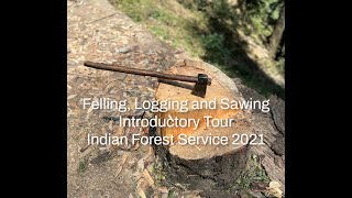 Felling, Logging and Sawing | Introductory Tour 2022 | Indian Forest Service 2021