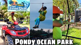 Semma fun \u0026 Thrill🤣at Adventure park In Pondicherry 🔥| Pondy Ocean park part-1