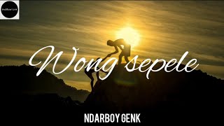 Wong Sepele  Ndarboy Genk Unofficial Lirik