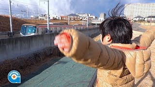 つくばエクスプレスが見れる みらい平さくら公園【がっちゃん】 鉄道