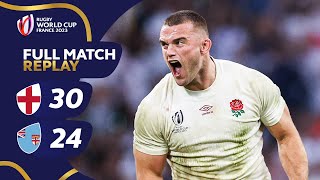 England overcome late Fiji fightback | England v Fiji | Rugby World Cup 2023 Full Match Replay