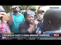 Zimbabwe Elections | Opposition party's press briefing disrupted